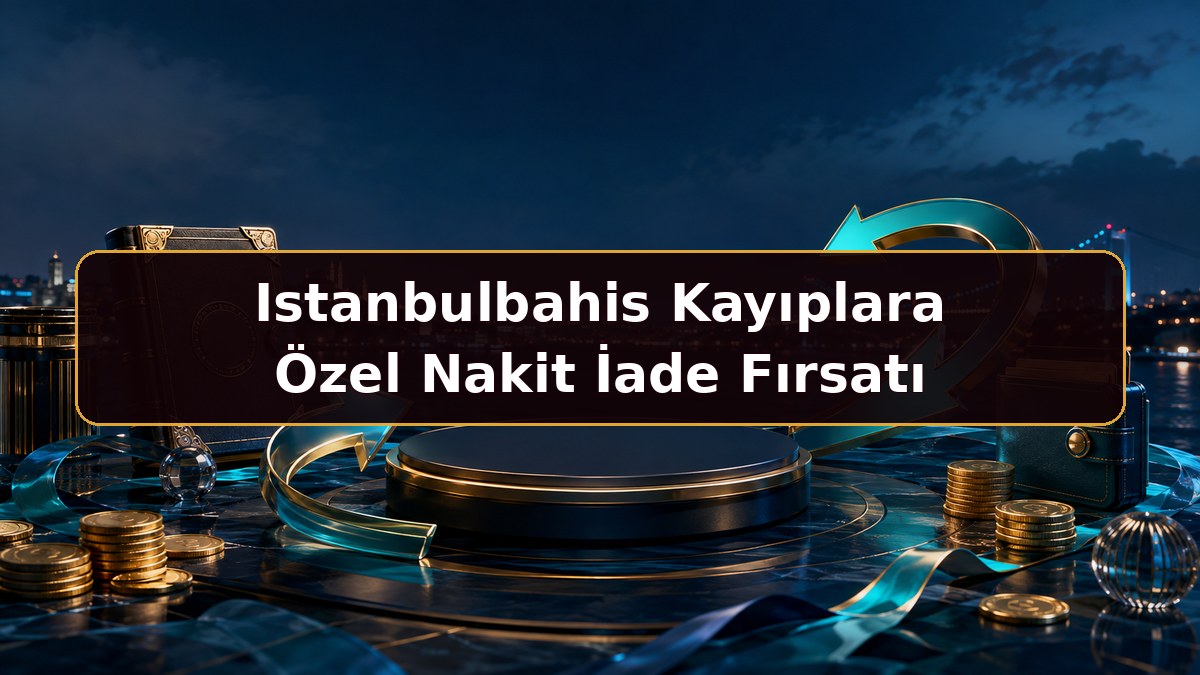Istanbulbahis Kayıplara Özel Nakit İade Fırsatı hakkında Istanbulbahis bilgilendirme görseli